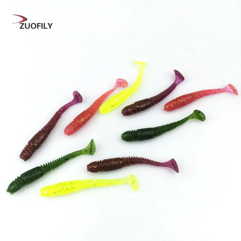 

10 pcs Wobbler Jigging Fishing Lure Fishhooks Soft Worm Shrimp 5cm 1g Jerkbait Fish Lures Ocean Rock wholesale