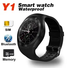 Smart Watch Y1 Bluetooth Mobile phone Smartwatch SIM TF Sports Band Sleep Monitor Tracker for IOS Android Smart Wristband Band2