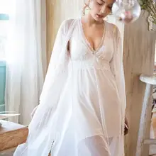 Набор халатов, ночная рубашка, ночная рубашка, кружевной халат, наборы, сексуальная ночная рубашка, Свадебный пеньюар, комплекты халатов, халаты для подружки невесты