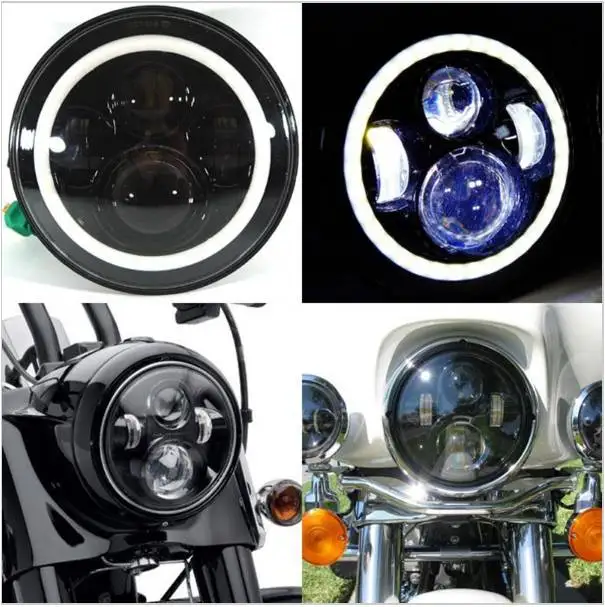 

1pcs 7'' Daymaker LED Headlights Motorcycles headlights Replacement 7INCH Motorcycle Headlamps for Harley