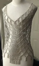 EL ENVÍO GRATUITO! NUEVO ESTILO BY407 CADENAS PLATEADAS PLATA CADENAS de JOYERÍA DEL CUERPO de la ROPA LARGA 3 COLORES