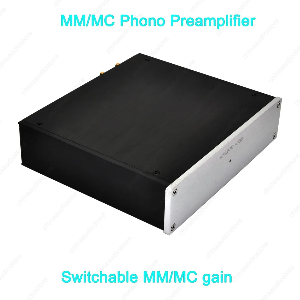 

V2 MM MC Phono Turntable Pre-amplifier Preamp Based On Dual Phono Preamplifier,MM/MC Switchable,Upgradable OPAMP,AC110V 220V