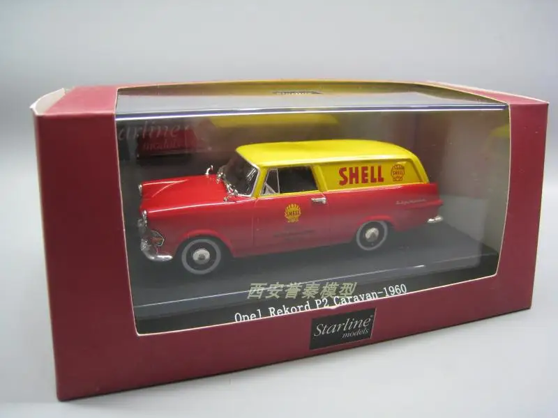 Star Line 1:43 OPEL rekord P2 CARAVAN модель автомобиля из 1960 сплава литые под давлением металлические игрушки подарок на день рождения для детей