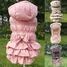 Verschiedene Luxus Winter Hundemantel Warme Prinzessin Hund Kleid mantel Haustier Overalls Winter Hund Kleidung für Kleine Hund Pet