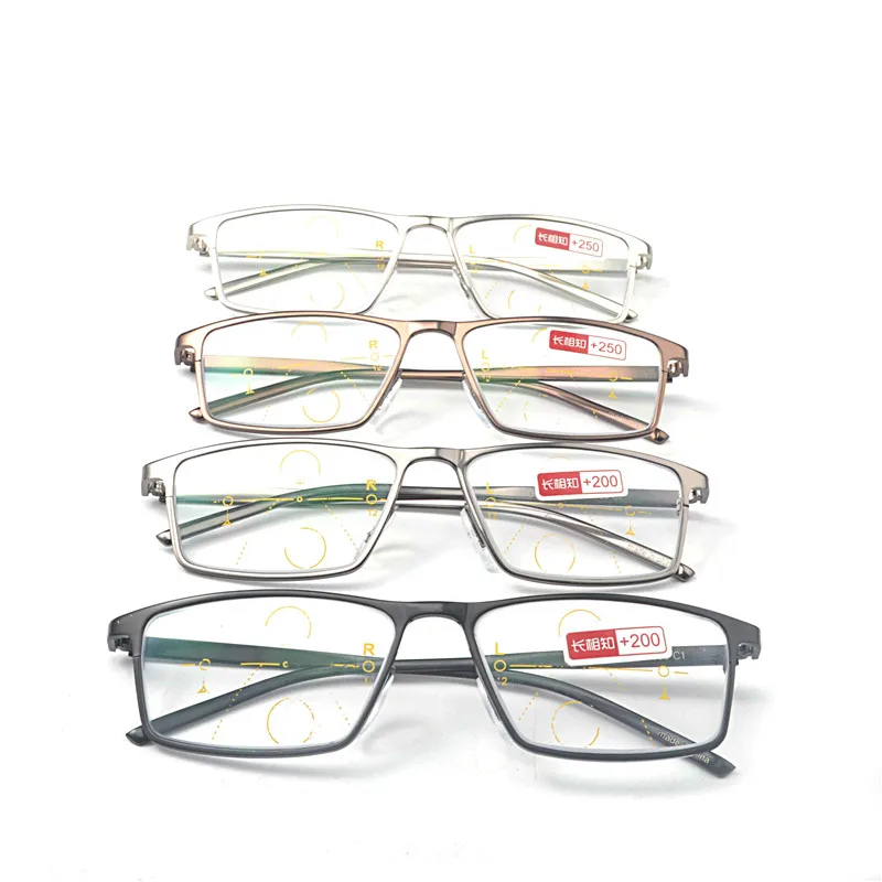

Progressive Multifocal glasses Transition Sunglasses Photochromic Reading Glasses Men Points for Reader Near Far sight uv400 FML