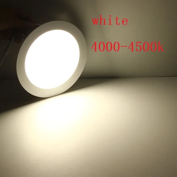 Painel de Luz Rebaixado para Baixo a Luz + Motorista Regulável Ultra Fino Redonda 3 w 4 6 9 12 15 25 Ac85-265v Levou Teto Led 3 Redonda 3 w 4 w 6 w