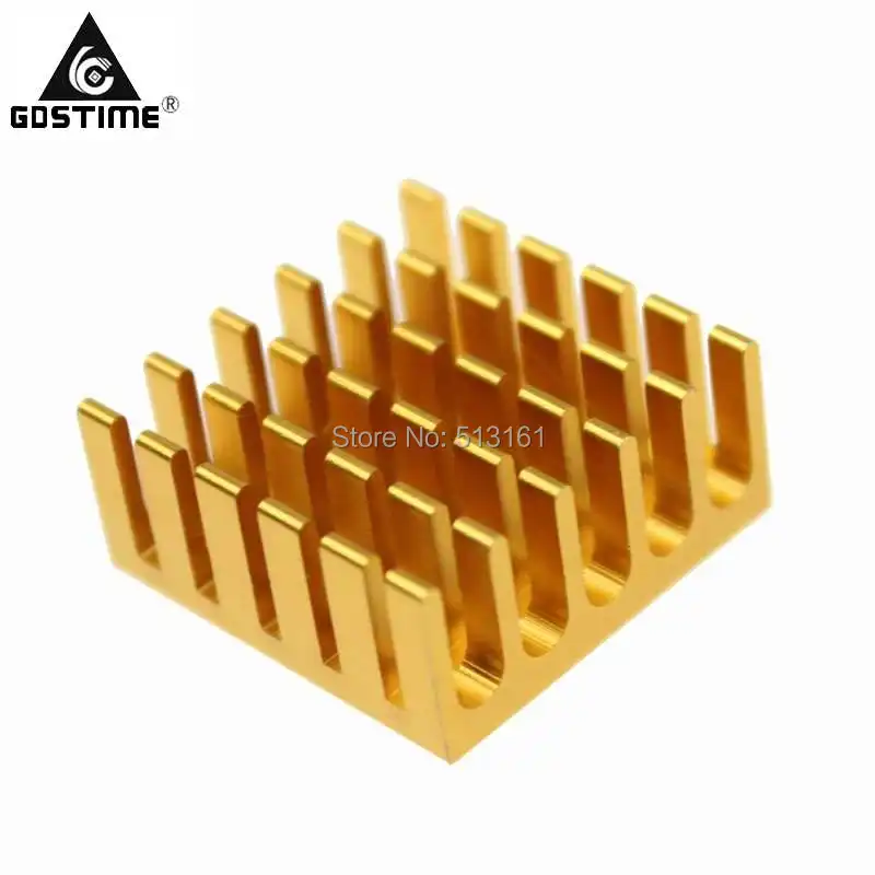 

10pcs 22x22x10mm Aluminum Computer VGA PC CPU Chipset Memory Cooling Radiator