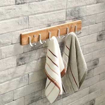 

Wooden Coat Racks Wall Towel hook Wood Coat Hooks Lavatory hanger robe hooks wall mounted hanger hook wood wall coat hanger