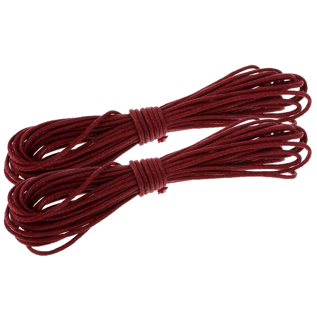 10yd 1.5mm Durable Handmade Leather String Jewelry Making Bracelet DIY Thread Cord for Necklace Bracelet Anklet Craft