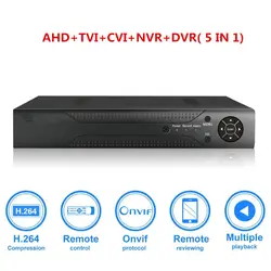 4ch 1080n CCTV DVR Hybrid 5 в 1 h.264 Наблюдение Запись видео Системы нет жесткого диска (1080 P NVR + 1080n AHD TVI CVI + 960 H аналоговый)