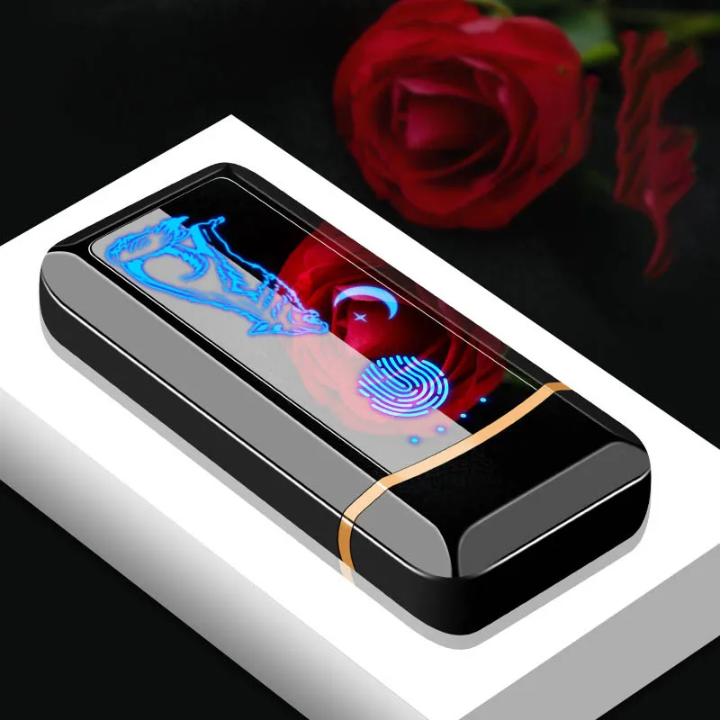 

Plasma Electronic Cigarette Lighter Smoker USB double Arc Charger Cigarette Lighters Smoking Rolling Papers Gadgets For Fashion