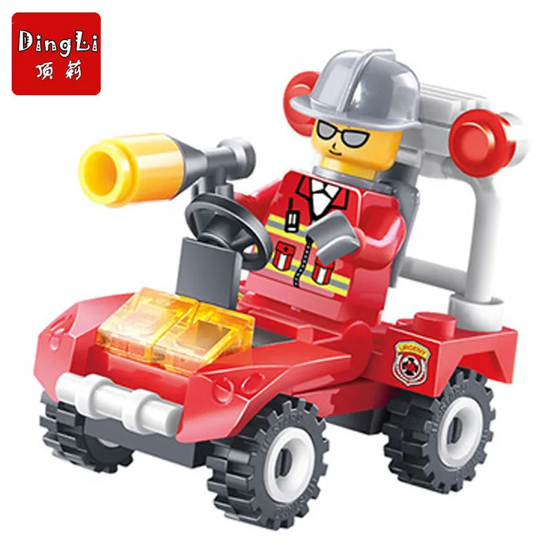 Legoings City Build Model Building Blocks Figures Engineer Forklift Truck Block Bricks Sets Educational Toys For Children Gifts
