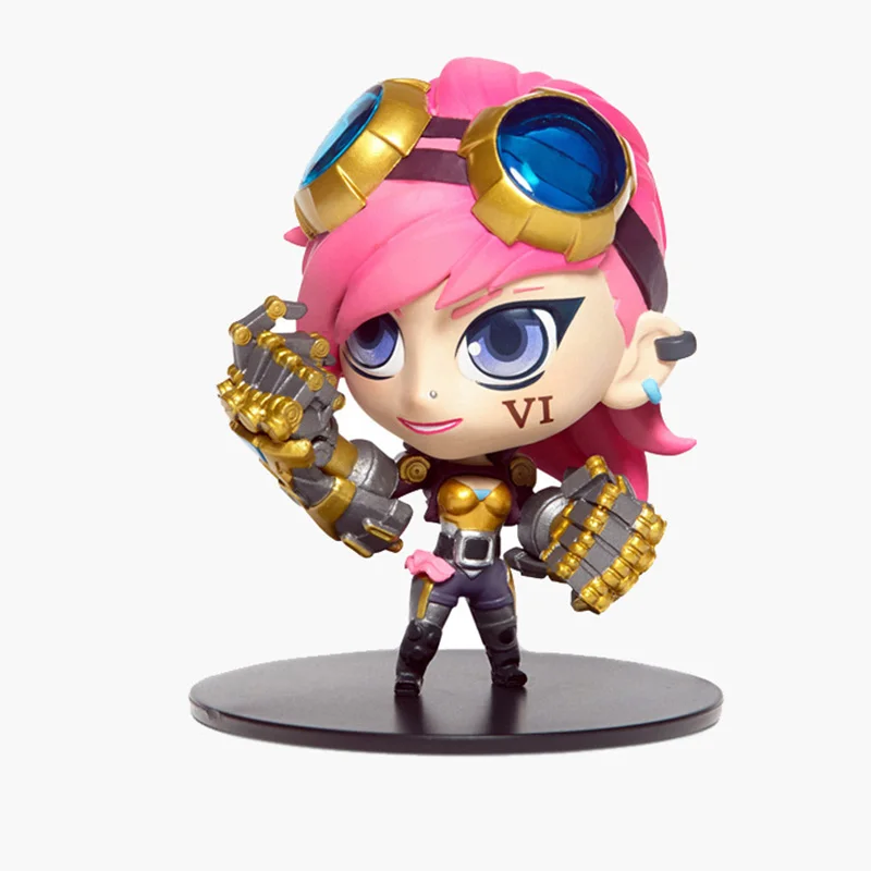10cm The Piltover Enforcer Vi LOL league legend collection doll Vi action figure anime model