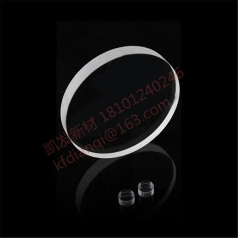 Sapphire Square-Al2O3 Single crystal substrate-D25.4 * 3 0 мм-стеклянная пленка-Epitaxial coating-двойная полировка