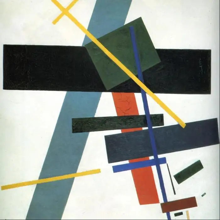 

High quality Oil painting Canvas Reproductions Suprematism (1916) By Kazimir Malevich hand painted