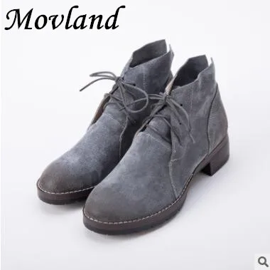 

Movland-New products of autumn&winter pigs Pakistan leather boots, Pure handmade boots cotton boots,The retro art mori girl boot