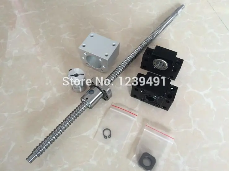 

SFU1204 Ballscrew Set L=200/300/500mm with nut + BK10/BF10 Support + 1204 Nut housing + 6.35x8mm Coupling