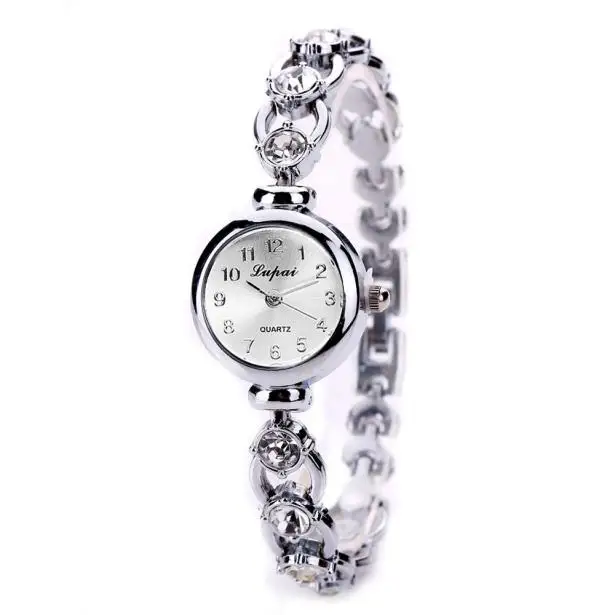Heouty новые модные ретро браслет часы Для женщин прекрасный свадебный кварцевые наручные часы со стразами тонкий женский часы C1