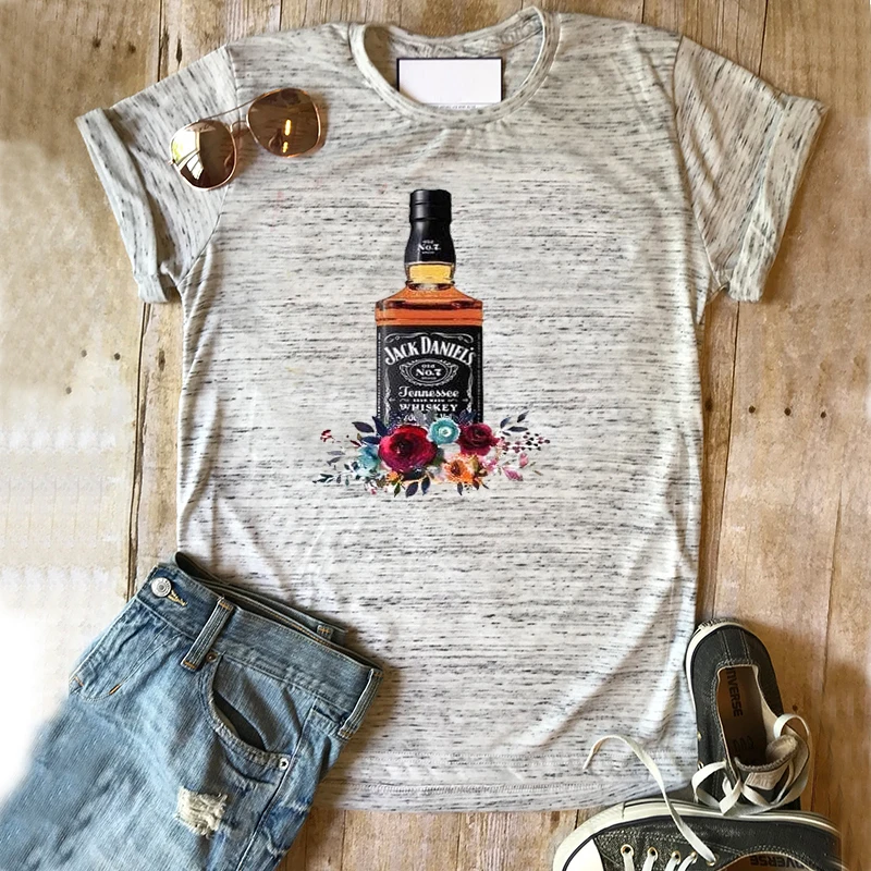 

Women Print Clothes Floral Light Shirt Beer Tshirt Succulent Top Drinking Tee Vintage Tops Gothic Graphic Summer Tees