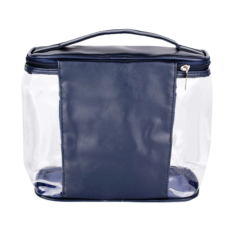 Прозрачный пакет для туалетных принадлежностей прозрачный дорожный косметический мешок косметичка туалетный Органайзер сумка с верхней ручкой для мужчин и женщин