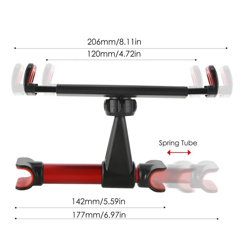 Бортовой Универсальный 4-11 ''планшет автомобильный держатель для iPad 2/3/4 Mini Air 1 2 3 4 Pro заднее сиденье держатель Стенд аксессуары для планшетов в автомобиле