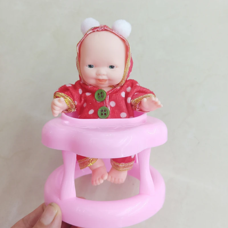 Силиконовые мини куклы baby born аксессуары Ходунки для reborn Детские игрушки Фигурки