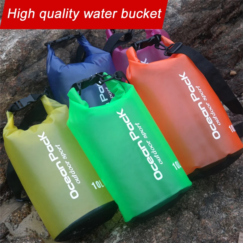 5L 10L 20L impermeable al aire libre bolsa de natación cubo seco almacenamiento saco trekking río Rafting kayak viajes agua barril 5L 10L 20L impermeable al aire libre bolsa de natación cubo seco almacenamiento saco trekking río Rafting kayak viajes agua barril