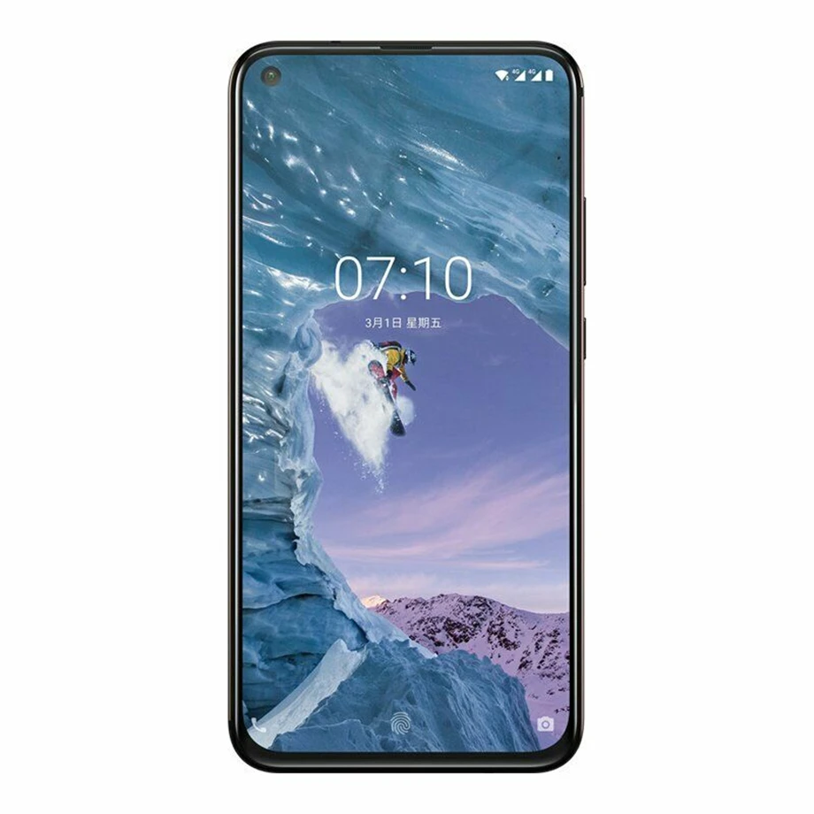 Nokia X71 Android мобильный телефон Восьмиядерный 4G LTE 6,39 ''6 Гб ram 64 Гб rom Dual SIM 48MP 3 камеры заднего вида