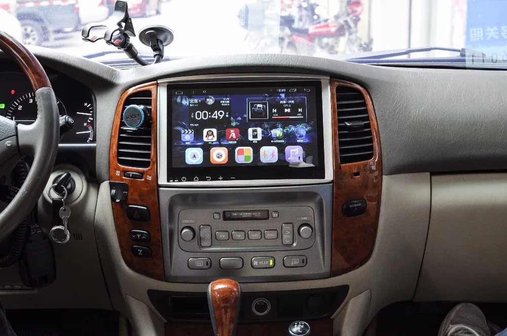 Clearance 10.2" Android Car Multimedia Stereo DVD GPS Navigation for Lexus LX470 LX 470 Toyota Land Cruiser 100 LC100 2003 2004 2005 2006 1