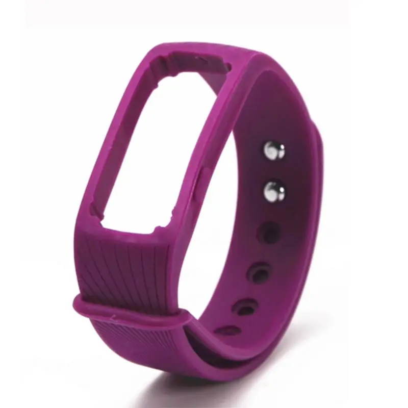 Фитнес-трекер пульсометр ремень для монитора браслет для IPRO ID107 Смарт-часы - Цвет: Purple