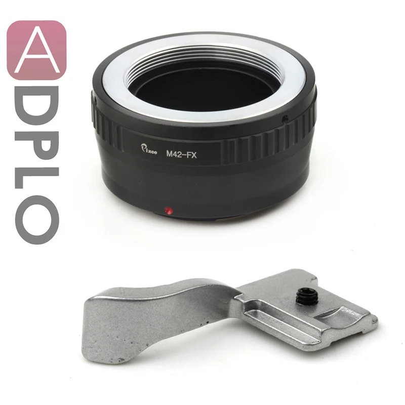

Pixco Mount Adapter Suit For M42 Screw Lens To FujiFilm X-A2 X-T1 X-A1 X-E2 X-M1 Fuji FX X Camera + Hot Shoe Cover (silver)