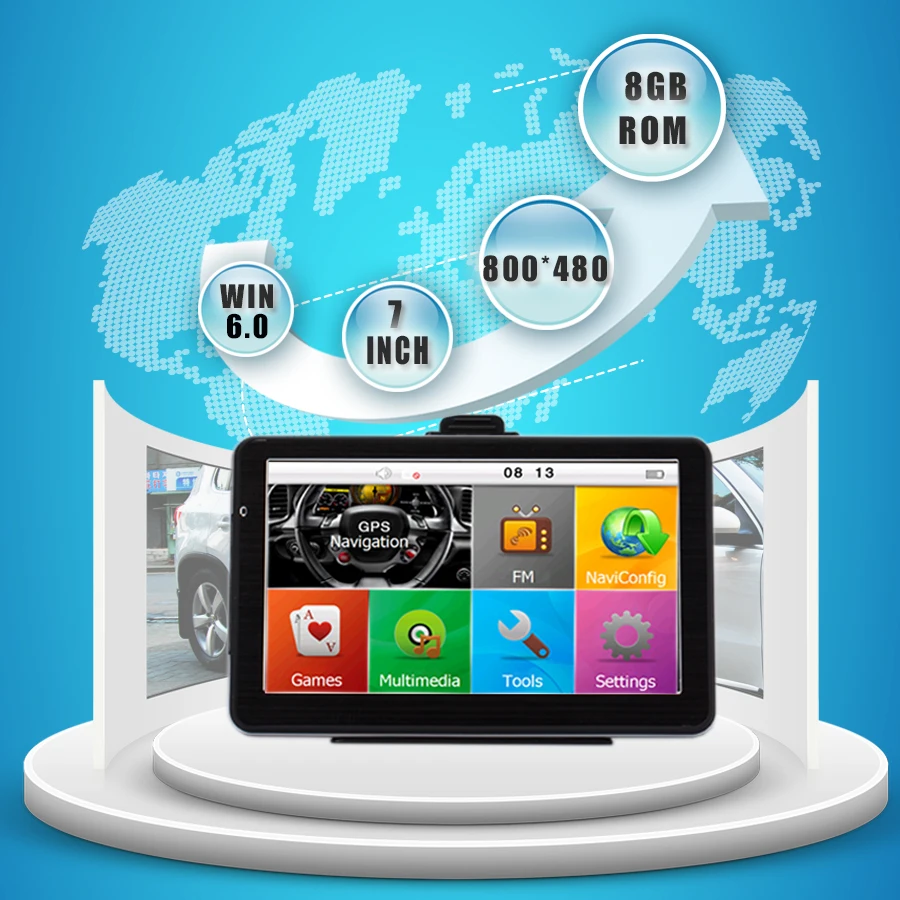 navigation with mp4 player