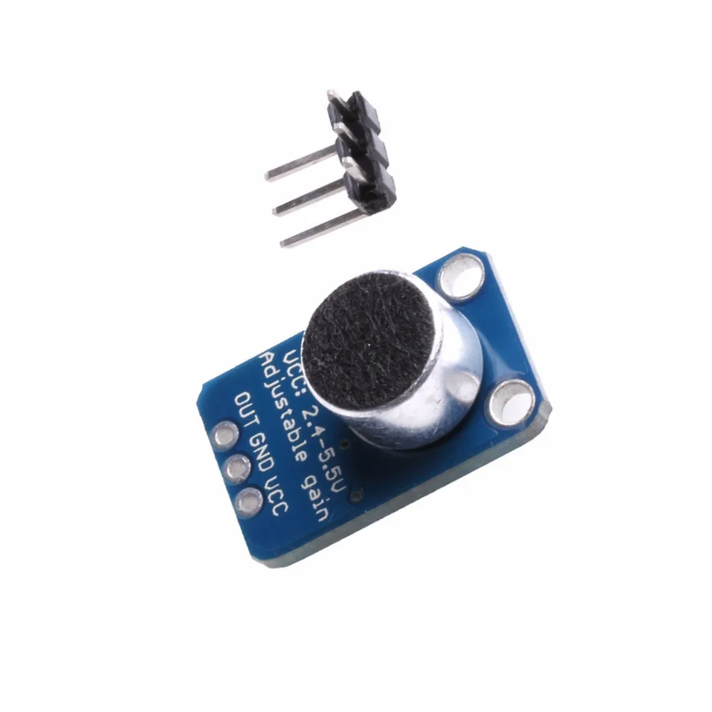1 шт. электретный микрофон усилитель MAX4466 с регулируемым усилением для Arduino