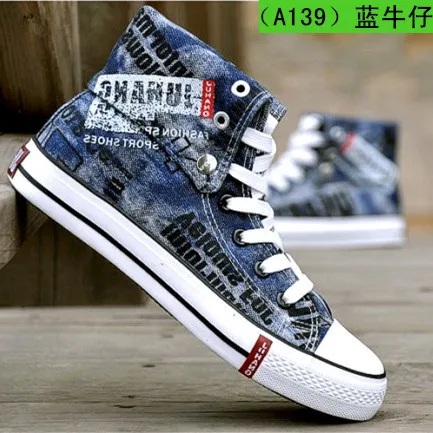 New Arrival Men Casuals Lace Up High Round Toe Casual Flat Platforms Prints Shoes Student Fashion Mens | Обувь