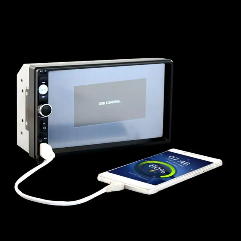Vodool 7 дюймов автомобиля mp5 вызов игрок Bluetooth карты Парковка HD Радио автомобиля mp4 видео плеер Поддержка сзади Камера Дистанционное управление