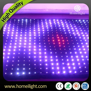 

Customized P18 2m*3m LED Vision Cloth LED Video Curtain For Stage Backdrop Decoration