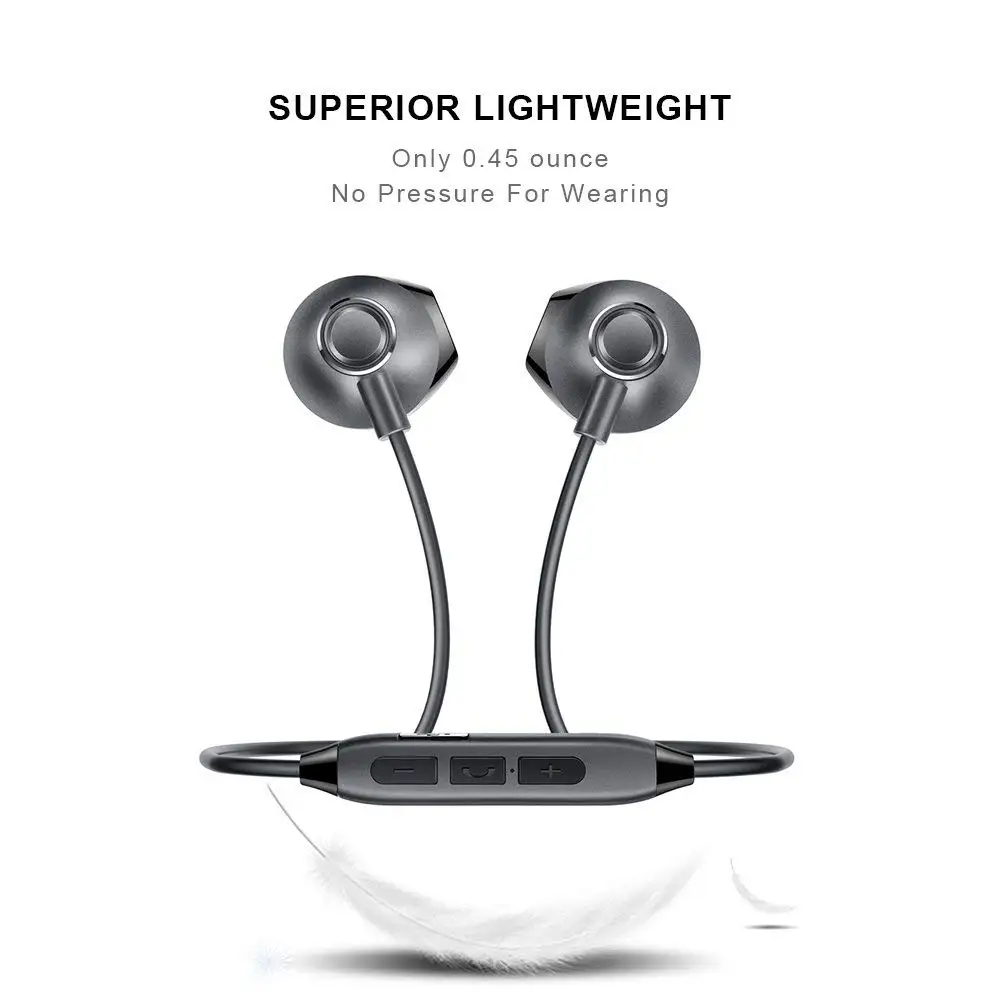 New Bluetooth Headphones Wireless Earphones Support 2 Device Waterproof Headphone Sports Earphone Bass Stereo With Mic For phone