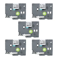 5PK 12 мм tze лента совместимая TZe231 TZe 231 TZ-231 TZe-231 p touch tz лента Этикетка совместимая для Brother TZ PT-H105 PT550 PT1000