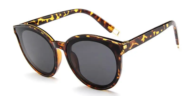 Роскошные женские солнцезащитные очки кошачий глаз, фирменный дизайн, Ретро стиль, дешевле, женские солнцезащитные очки, Oculos Gafas De Sol - Цвет линз: Leopard