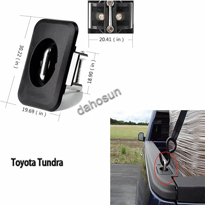 1 пара x dahosun высокое качество фиксированная пряжка якорь тумблер Зажим Замок для Toyota Tundra пикап