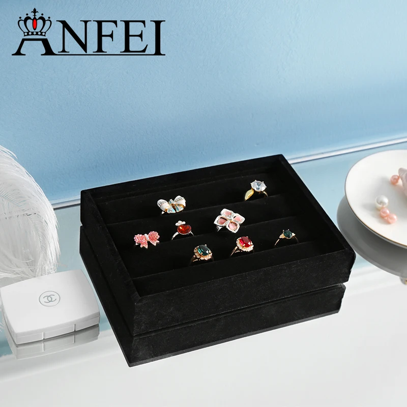 Anfei New Jewelry tray Ring Tray Jewelry Display Rings Earrings Plate