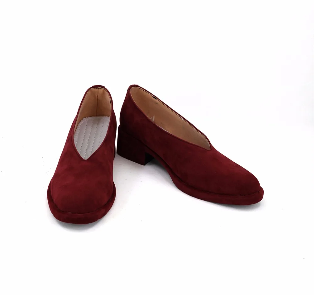 Code Geass Euphemia li Britannia Euphy Cosplay Shoes Red Boots Custom Made (2)