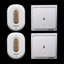 2 передатчик+ 2 Приемник Беспроводной Дверной Звонок С Дистанционным Управлением Musical 48 Tunes Digtal doorchime D9918-2+ 2