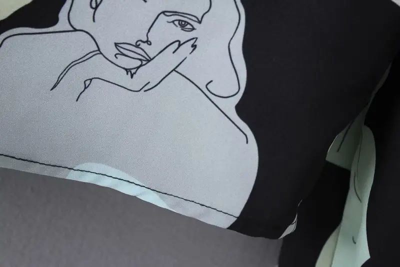 Новинка, Женская винтажная Повседневная рубашка с принтом персонажа, блузки, женские блузы с длинным рукавом, подходящие по цвету, шикарные деловые рубашки, топы LS3270