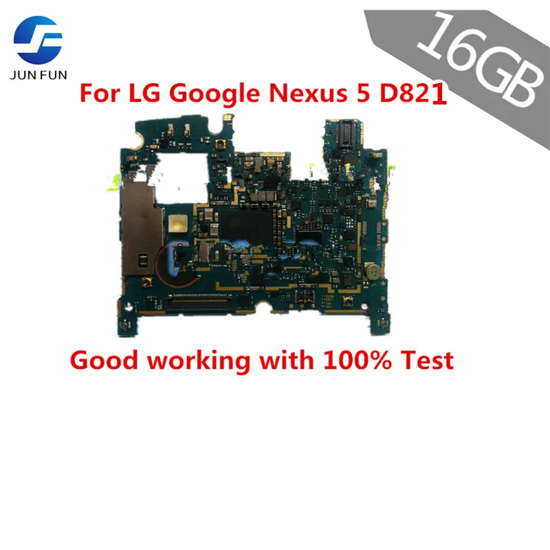 

Разблокированная материнская плата JUN FUN для LG Google Nexus 5 D821 16GB