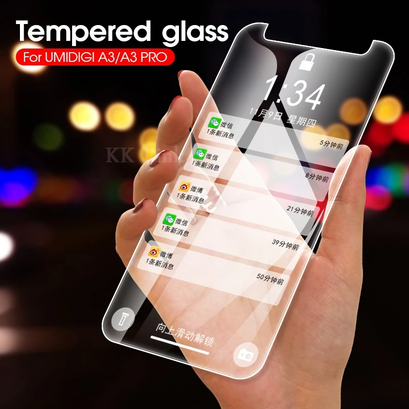 Закаленное стекло для экрана UMIDIGI A3 Pro 2 шт. протектор закаленное покрытие
