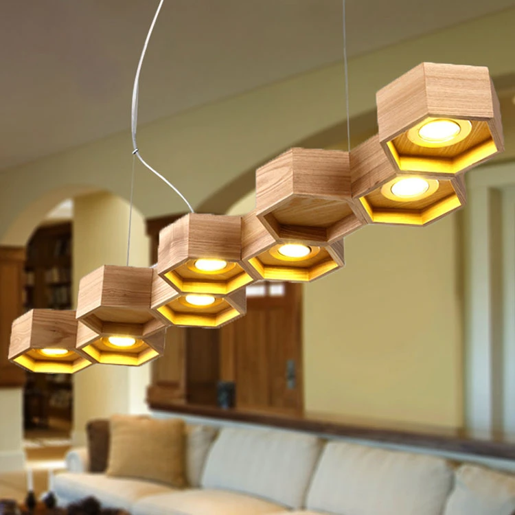 WOOD PENDANT LAMP 07