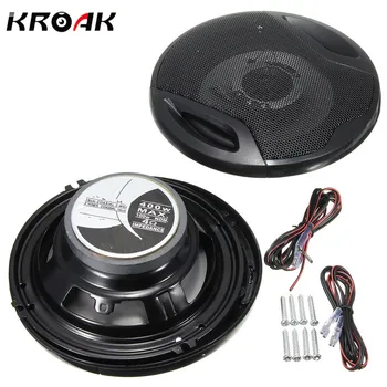 

Universal 2X 6 Inch 12V 400W Car Subwoofer Max Iron Plastic 2-Way 2 Voice Coaxial Audio Car Speakers Car Sound