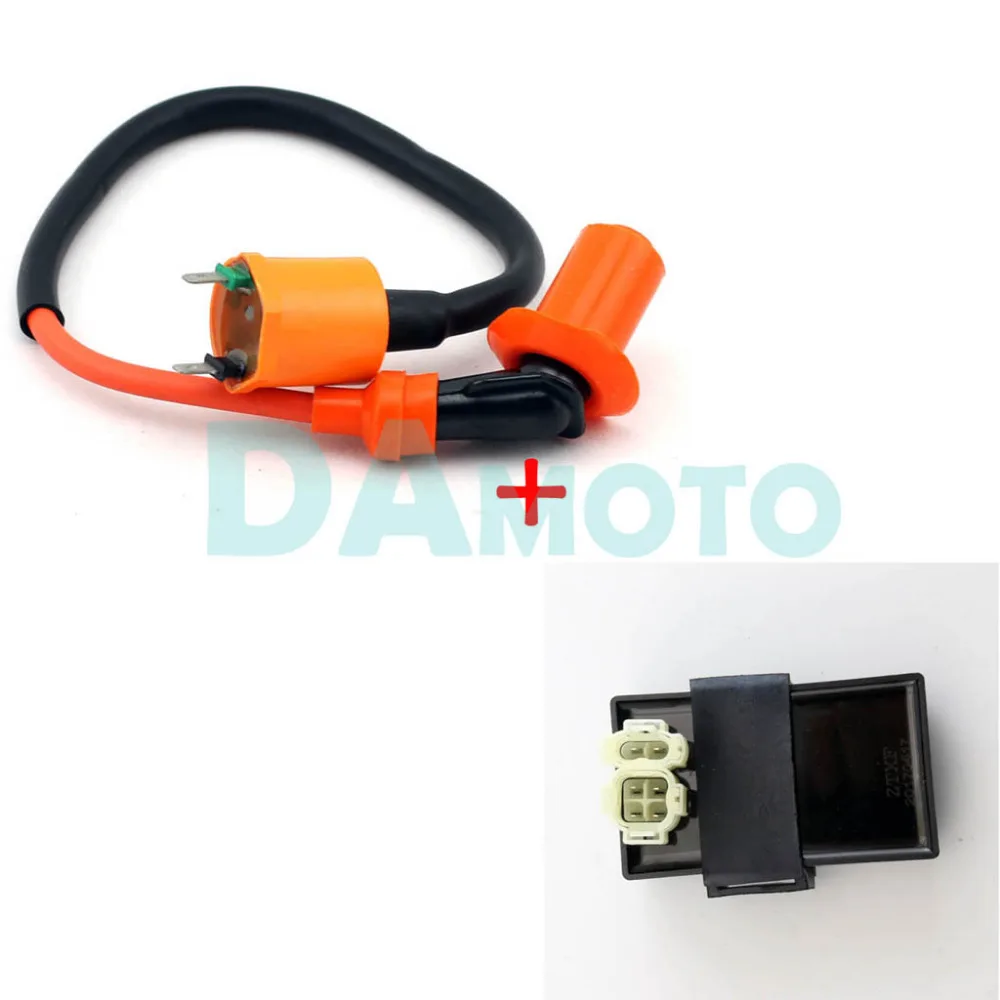 GY6 Racing Ignition Coil For Kymco SYM Vento Scooter Moped 50cc 125 150cc Engine