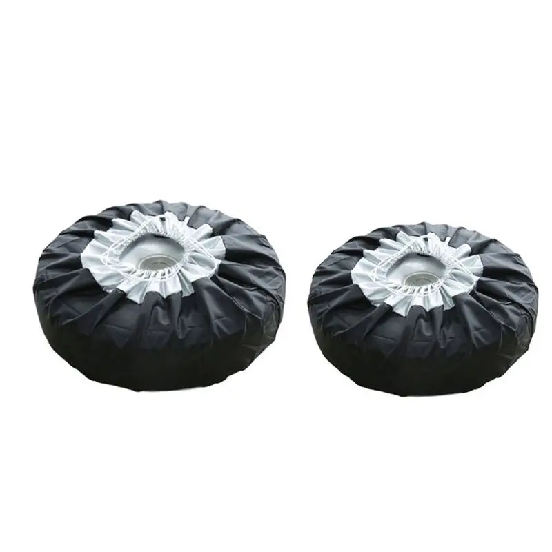 

1 PCS Car Tire Cover Case Tire Replacement Cover Storage Bags Carry Tote Polyester Protection Wheel Covers Tire For Cars Season